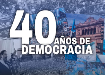 “EN 40 AÑOS DE DEMOCRACIA ARGENTINA, HOY HAY UNA EMOCIÓN DESDOBLADA EN EL LLANTO DEL CIELO”