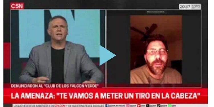 Un tiktoker expuso las fuertes amenazas del grupo “el Club de los Falcon Verde” vinculado a seguidores de Javier Milei.