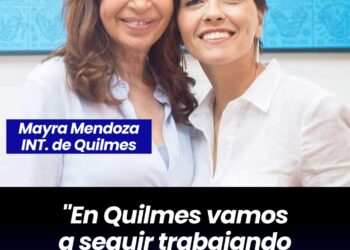 Mayra Mendoza: “vamos a seguir trabajando junto al gobierno provincial para seguir transformando nuestra ciudad”