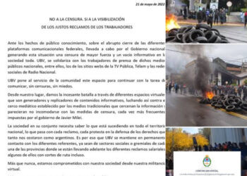 NO A LA CENSURA. SI A LA VISIBILIZACION DE LOS JUSTOS RECLAMOS DE LOS TRABAJADORES