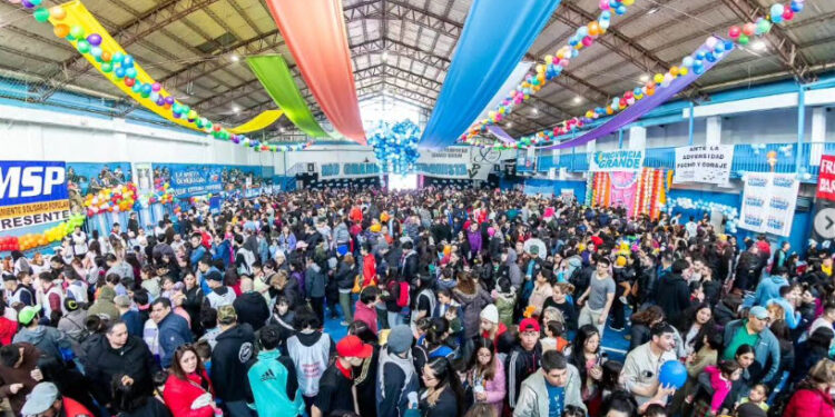 Familias riograndenses celebraron junto a los niños en su día