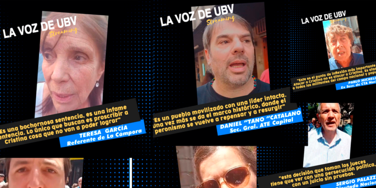 Más testimonios ante el avance del “Lawfare” contra Cristina