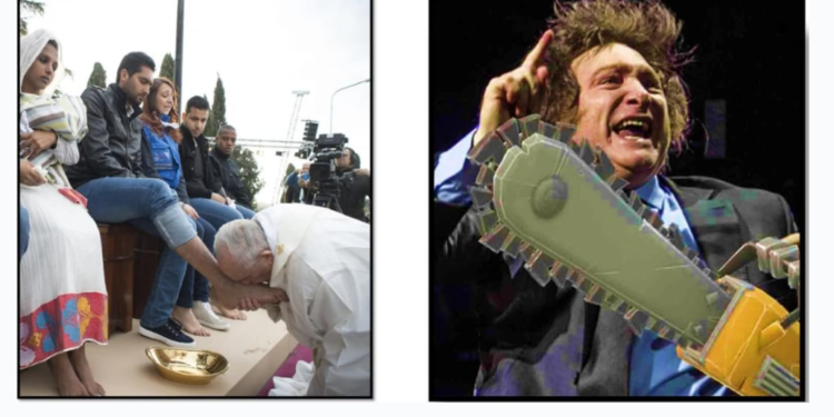 Francisco y Milei: Misericordia y sordidez en los estertores del neoliberalismo