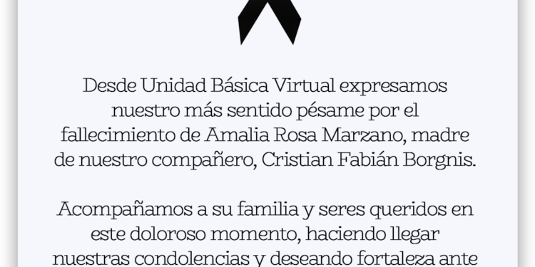 Apoyamos a nuestro compañero Christian en este difícil momento