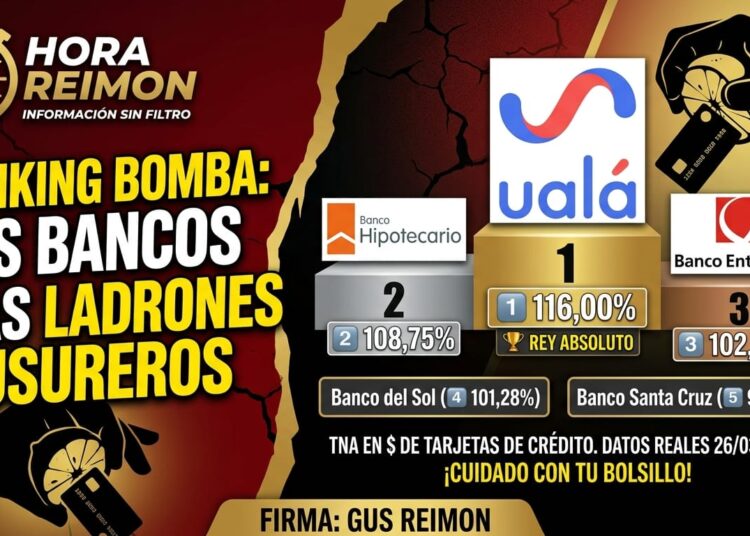 Ranking de los bancos más usureros