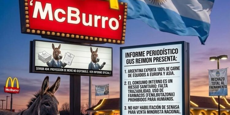 Mc Burro: El retroceso sanitario y ético que pretenden vendernos como “progreso”