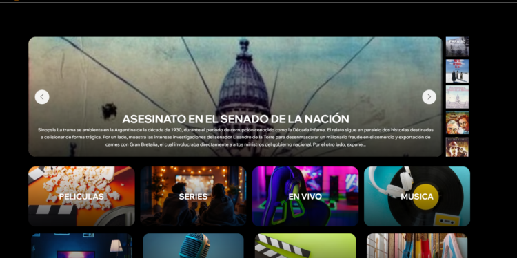 Unidad Básica Virtual suma Argflix para promover el cine y la cultura argentina