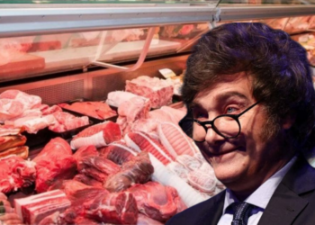 MILEI COMPRA 29 TONELADAS DE CARNE, PERO EL CONSUMO POPULAR ES EL MÁS BAJO EN 110 AÑOS